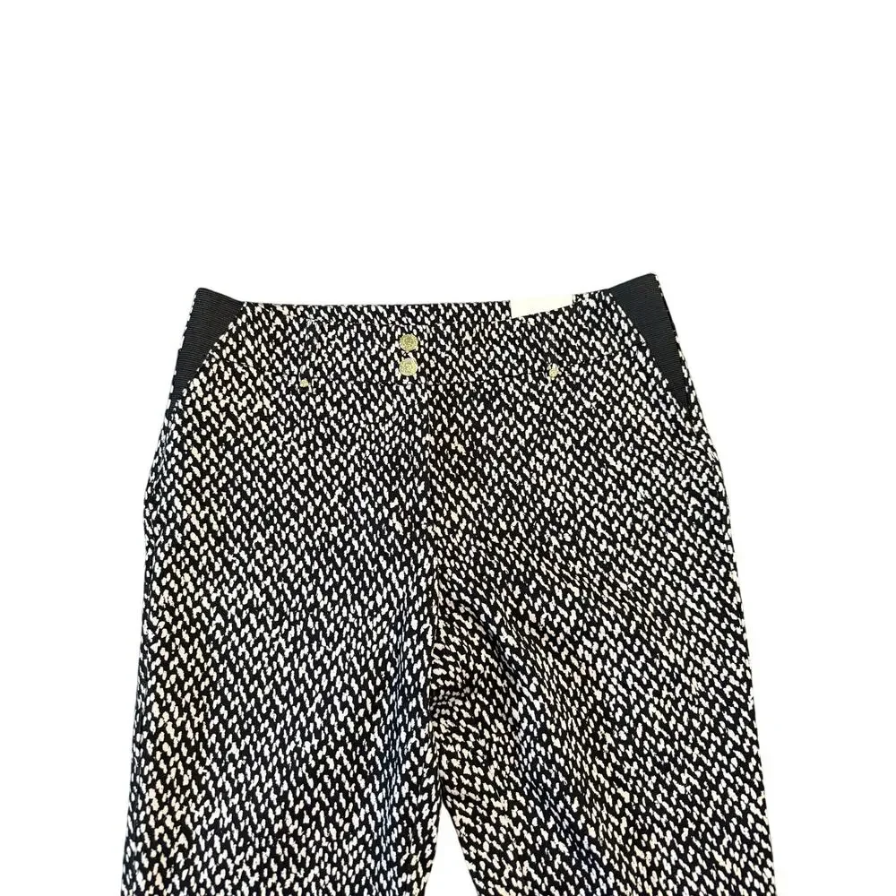 Anne Klein Women's Oyster Shell Black Dress Pants - Size 4